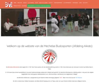 Aikidomechelen.be(Mechelse Budosporten (Aikido)) Screenshot