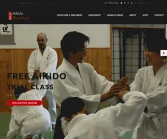 Aikidoshudokan.com(Aikido Shudokan) Screenshot