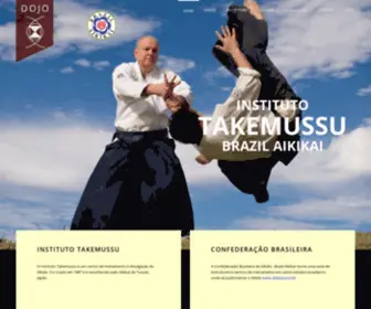 Aikikai.org.br(Instituto Takemussu) Screenshot