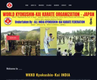 Aikkf.com(All INDIA KYOKUSHIN) Screenshot