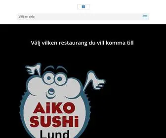 Aikosushi.se(Aiko sushi lund) Screenshot