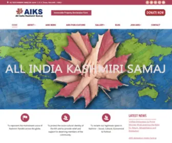 Aiks.org(ALL INDIA KASHMIRI SAMAJ) Screenshot