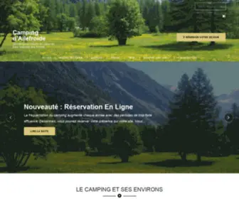 Ailefroide.fr(Camping d'Ailefroide) Screenshot