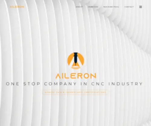 Aileroncnc.com(AS9100 & ISO9001 Certified Contract Manufacturing Company) Screenshot