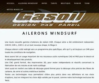 Ailerons-Gasoil.com(Ailerons Windsurf) Screenshot