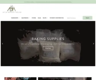 Ailinbakeryhouse.com(Baking, ingredients, equipment, baking supplies) Screenshot