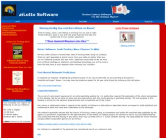 Ailotto.com(AiLotto Software Lotto649 Winning Numbers Software) Screenshot