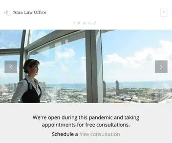 Ailovisas.com(Aina Law Office) Screenshot