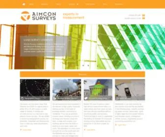 Aimcon.co.uk(Topographical & Measured Building Surveys in London) Screenshot