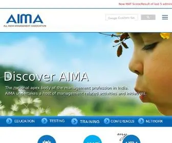 Aima.in(AIMA is a federation of Local Management Associations (LMAs)) Screenshot