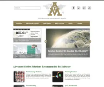 Aimalloys.com(AIM Alloys) Screenshot