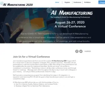 Aimanufacturingconference.com(AI Manufacturing Conference) Screenshot