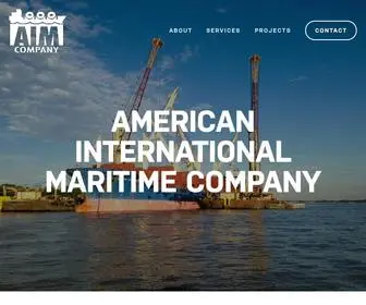 Aimaritime.com(American International Maritime Company) Screenshot