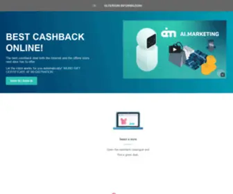 Aimarketing-Login.com(MarketBot, Cashback and Artificial Intelligence in Marketing) Screenshot