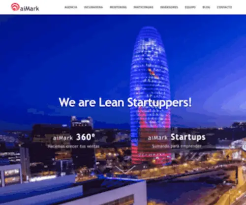 Aimark.info(Marketing 360º & Mentoring de Startups) Screenshot