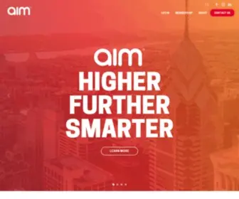 Aimastermind.com(AIM Smarter) Screenshot