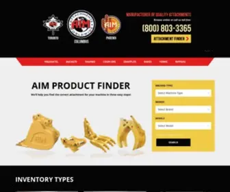 Aimattachments.com(Aim Attachments) Screenshot