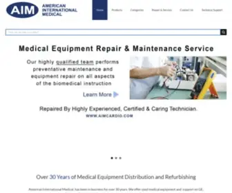Aimcardio.com(Used Medical Equipment Sale USA) Screenshot