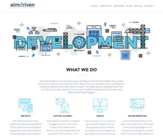 Aimdriven.com(Aim Driven Solutions) Screenshot