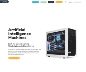 Aime.info(Deep Learning Workstations) Screenshot