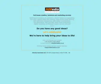 Aimedia.co.uk(Aimedia Associates Welcome page) Screenshot