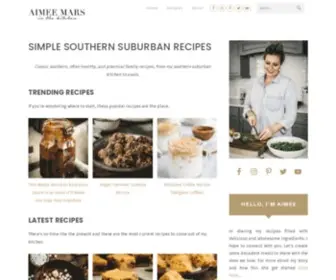 Aimeemars.com(Simple Southern Suburban Recipes) Screenshot