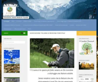 Aimef.net(Associazione Italiana di Medicina Forestale) Screenshot