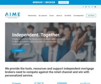 Aimegroup.com(AIME) Screenshot