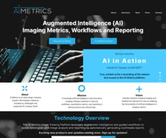 Aimetrics.com(AI Metrics) Screenshot
