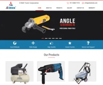 Aimextools.com(Power tools trading company) Screenshot