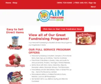 Aimfundraising.com(AIM Fundraising Services) Screenshot