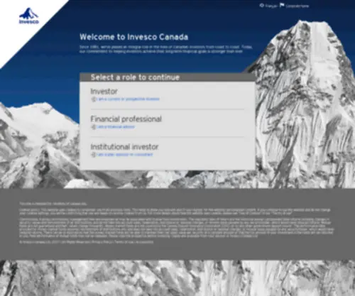 Aimfunds.ca(Invesco Canada) Screenshot