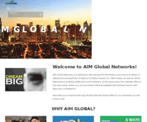 AimGlobalnetworks.com(Alliance in Motion Global) Screenshot