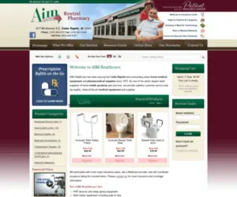 Aimhealthcarerx.com(AIM Healthcare) Screenshot