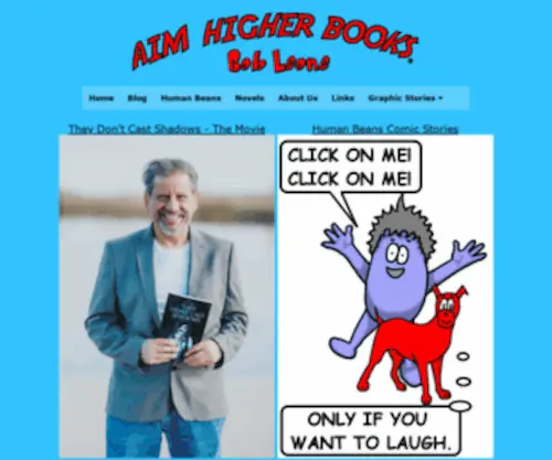 Aimhigherbooks.com(Free Human Beans Comic Stories) Screenshot