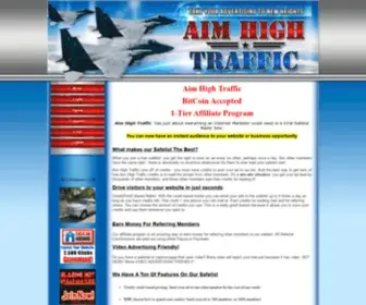 Aimhightraffic.com(Aim High Traffic) Screenshot