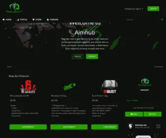 Aimhub.net(We are providing undetected & powerful Hacks for various FPS games. Hacks & Cheats for PUBG) Screenshot