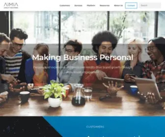 Aimia.com.au(Aimia Loyalty Solutions) Screenshot
