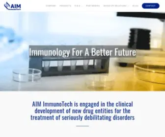 Aimimmuno.com(Hemispherx) Screenshot