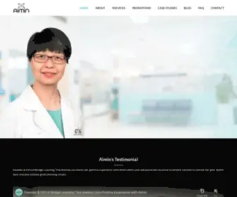 Aimin.com.sg(Aimin Acupuncture & Weight Loss Centre) Screenshot