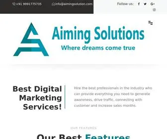 Aimingsolution.com(Best Digital Marketing Company in Delhi) Screenshot