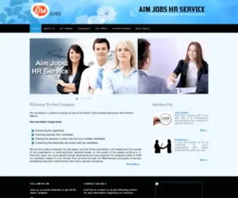 Aimjobplacement.com(Aim job placement) Screenshot