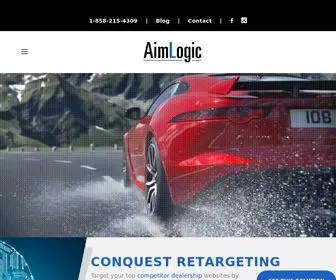 Aimlogic.com(Business to Business Digital Marketing Services) Screenshot