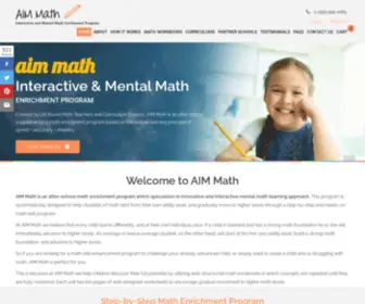 Aimmath.com(Just another WordPress site) Screenshot