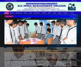 Aimmc.co.in(One of the finest Management Colleges in Eastern India) Screenshot