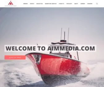 Aimmedia.com(Comprised of five divisions) Screenshot