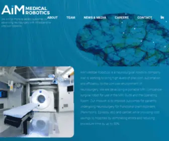 Aimmedicalrobotics.com(AiM Medical Robotics) Screenshot