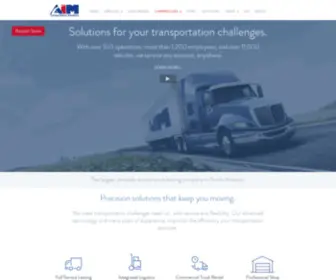 Aimnationalease.com(Aim Transportation Solutions) Screenshot