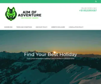 Aimofadventure.com(Aim of Adventure) Screenshot