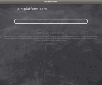 Aimplatform.com(IIS Windows Server) Screenshot